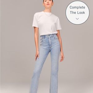 Abercrombie & Fitch Light Blue Straight Leg Jeans